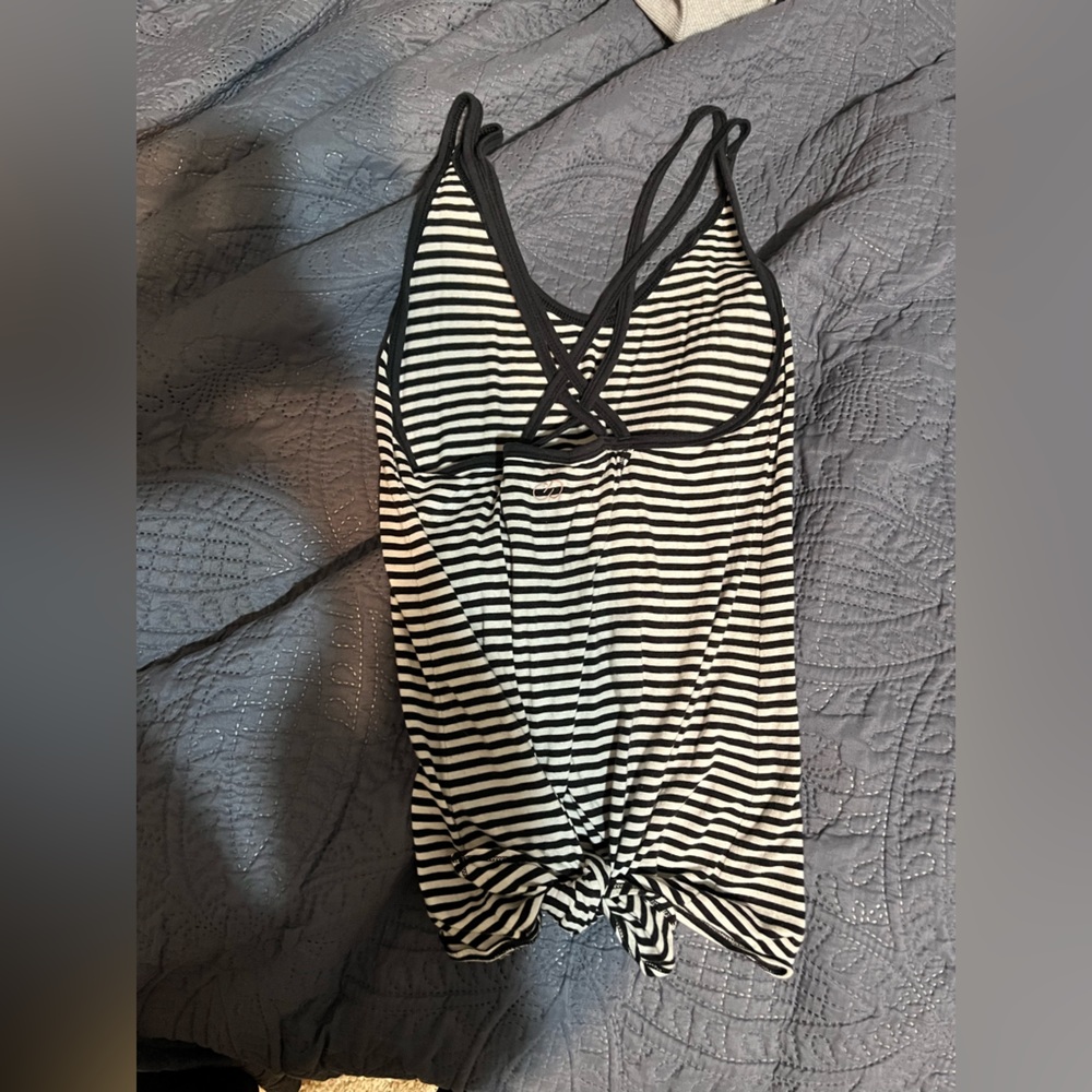 Calia Striped Tie Back Tank